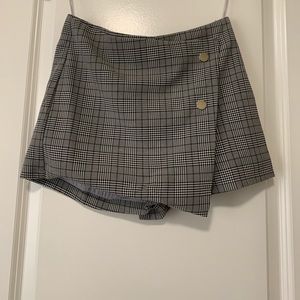 Plaid skort